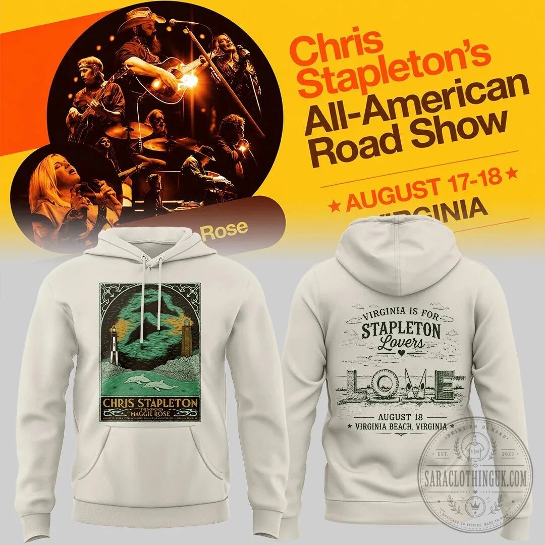 Chris Stapleton All-American Road Show Hoodie Virginia Beach Concert