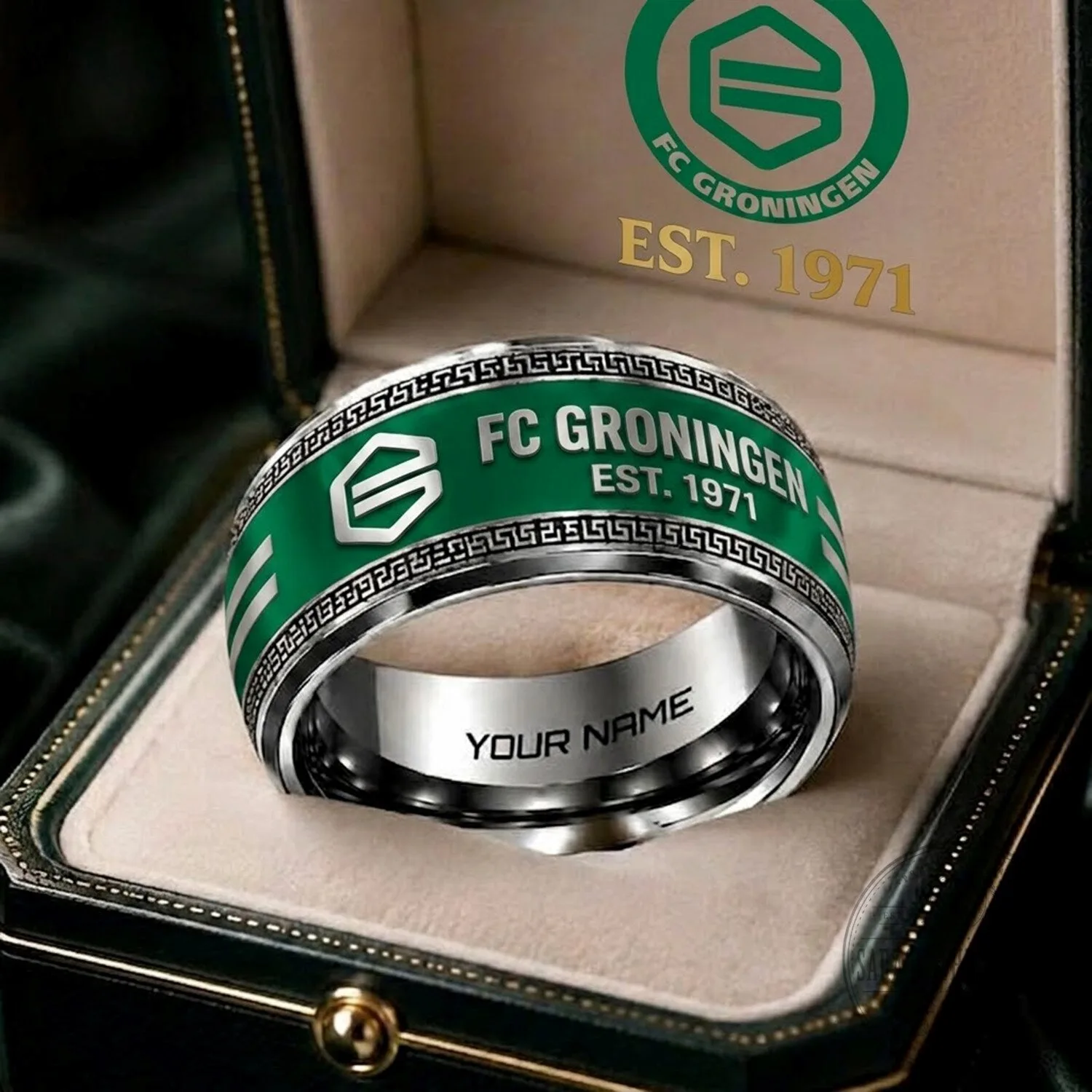 FC Groningen Eredivisie Team Special Custom Name Ring