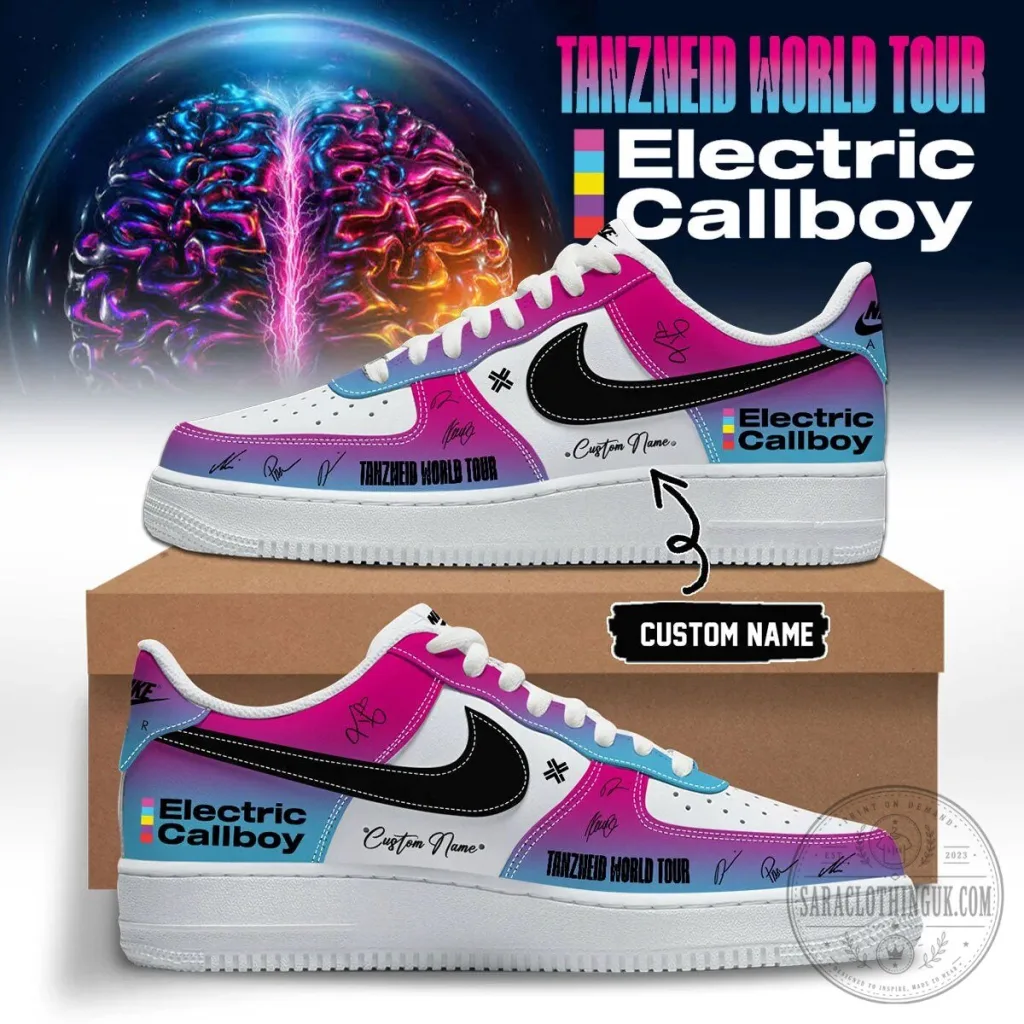 Tanzneid World Tour Sneakers with Custom Name by Electric Callboy Tanzneid World Tour Sneakers with Custom Name by Electric Callboy