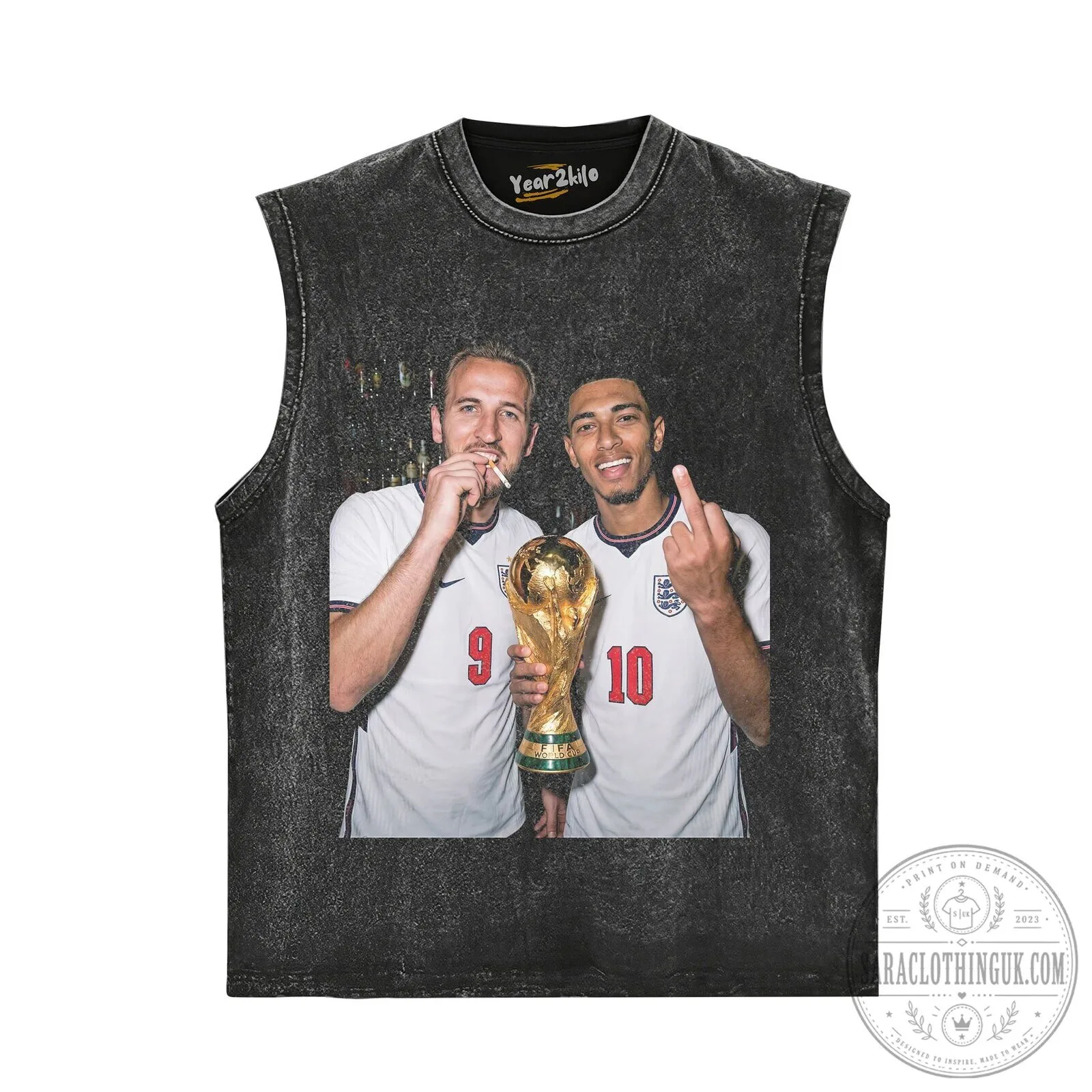 Jude Bellingham and Harry Kane England Football Team T-Shirt 13 Jude Bellingham and Harry Kane England Football Team T-Shirt