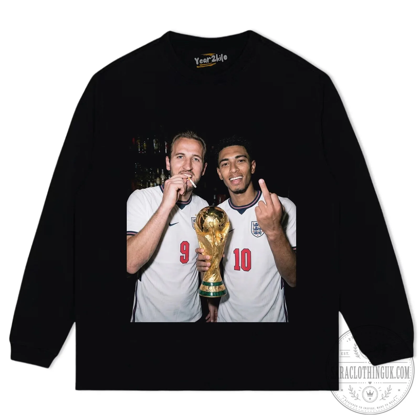 Jude Bellingham and Harry Kane England Football Team T-Shirt 15 Jude Bellingham and Harry Kane England Football Team T-Shirt
