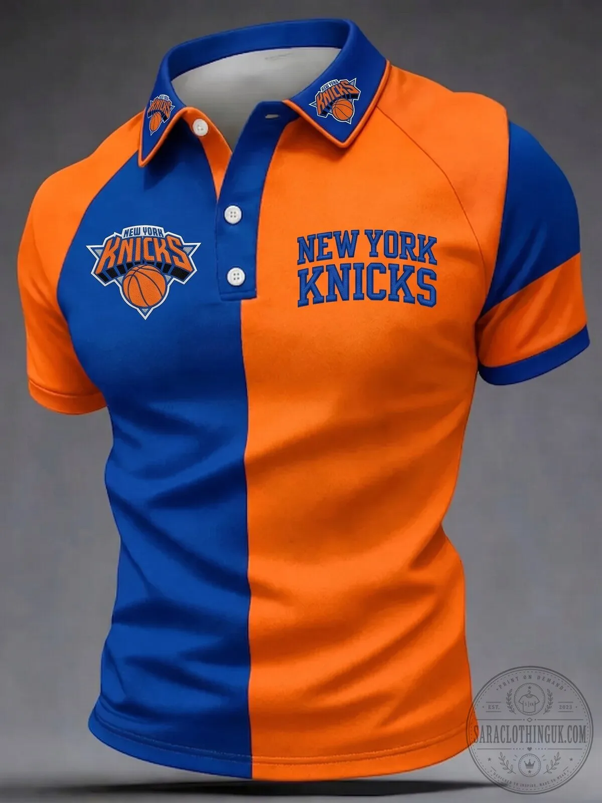 Men's Polo for New York Knicks Basketball Supporters