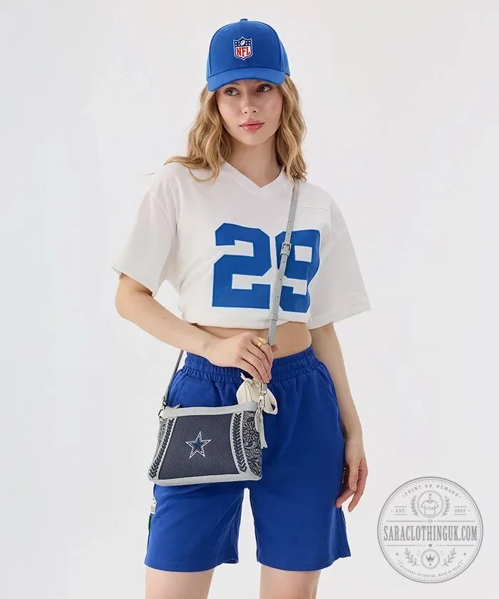 Dallas Cowboys Star Embroidered Braided Crossbody Bag 11 Dallas Cowboys Star Embroidered Braided Crossbody Bag