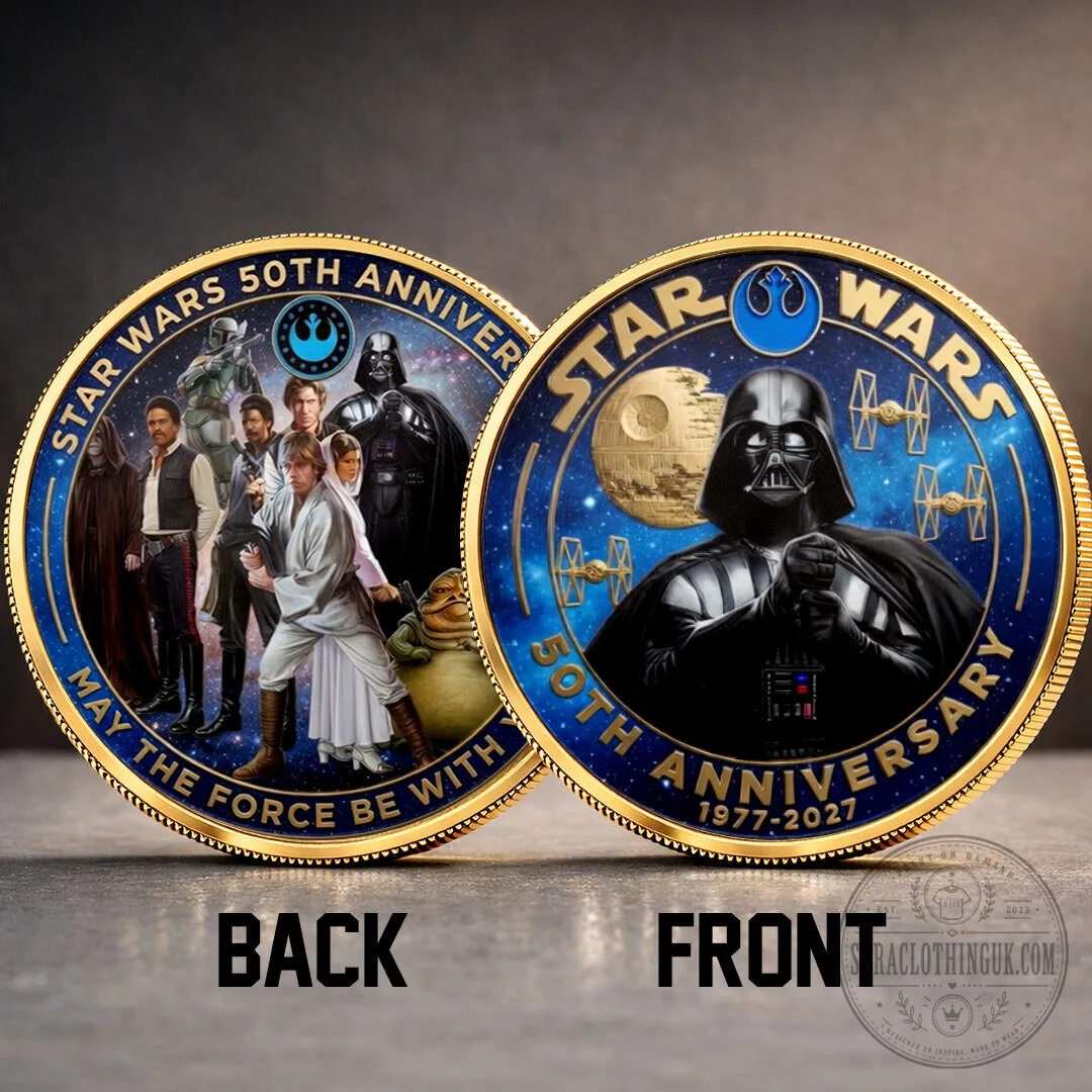 Star Wars 50th Anniversary Commemorative Darth Vader Collectible Coin