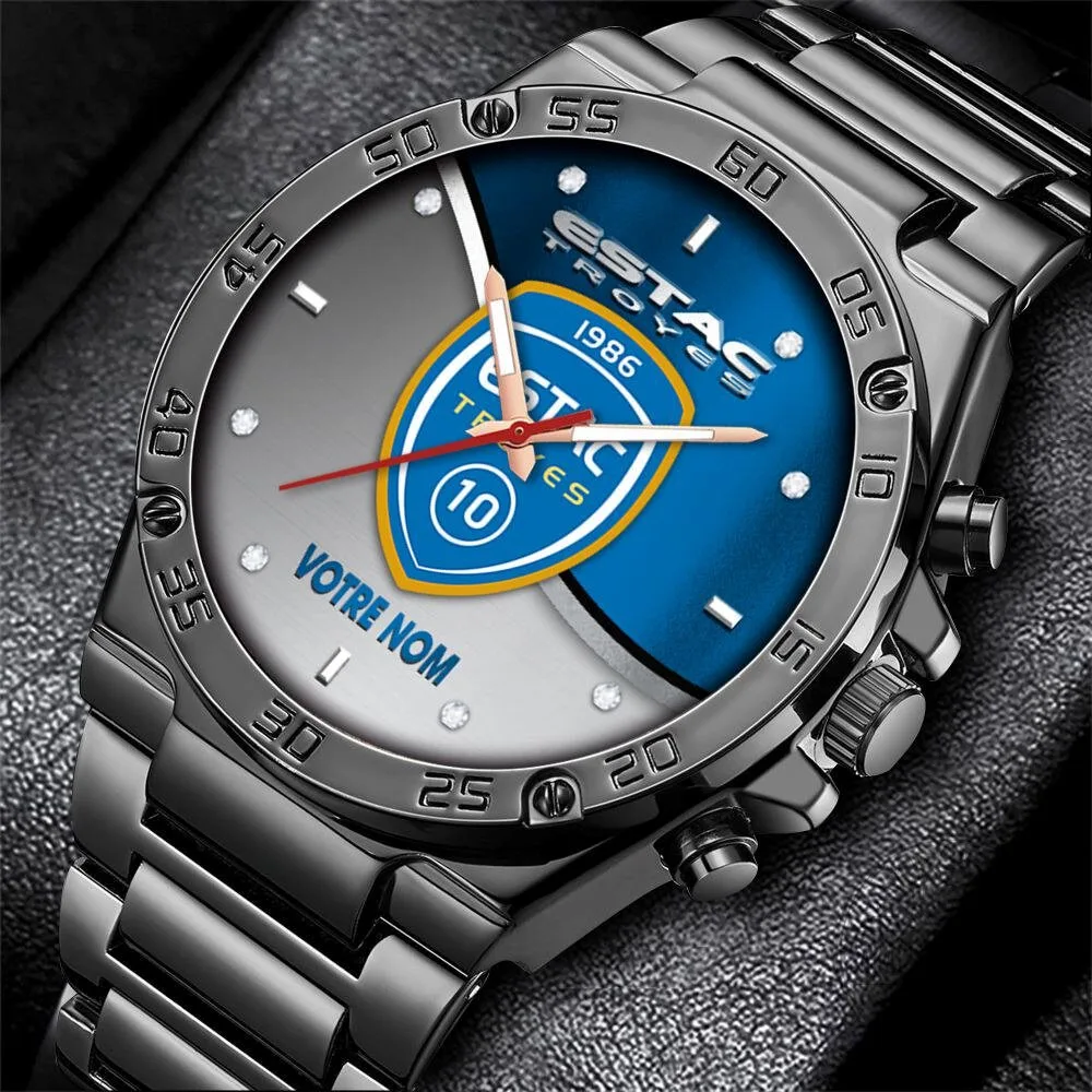 ESTAC Troyes Football Club Personalized Stainless Steel Watch