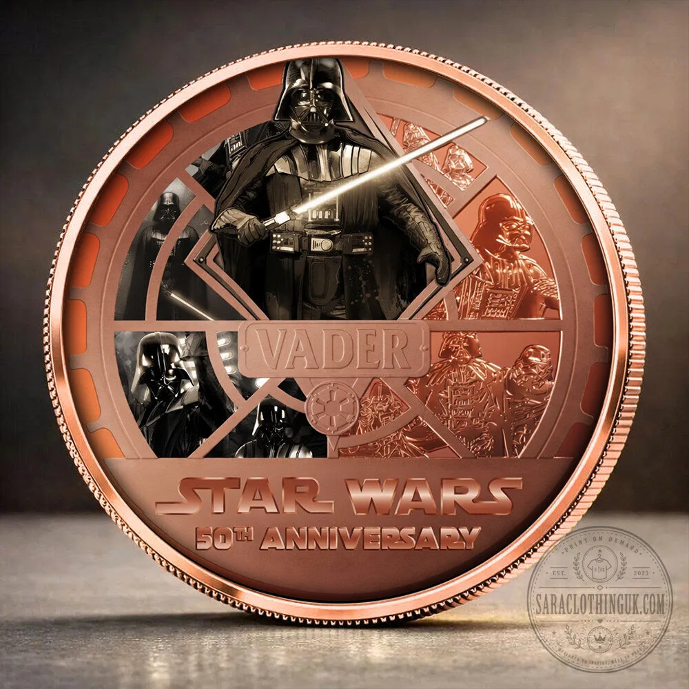Star Wars Darth Vader 50th Anniversary Commemorative Coin 9 Star Wars Darth Vader 50th Anniversary Commemorative Coin