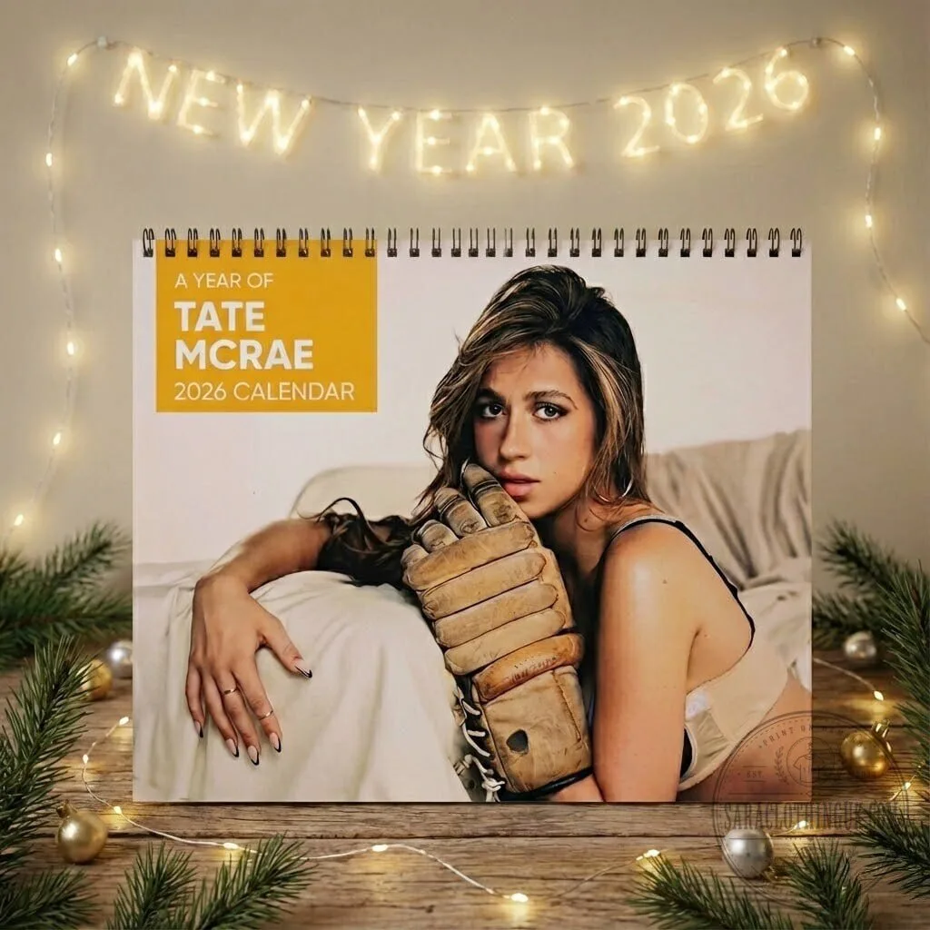 Tate McRae 2026 Wall Calendar - Music Star Monthly Planner Gift