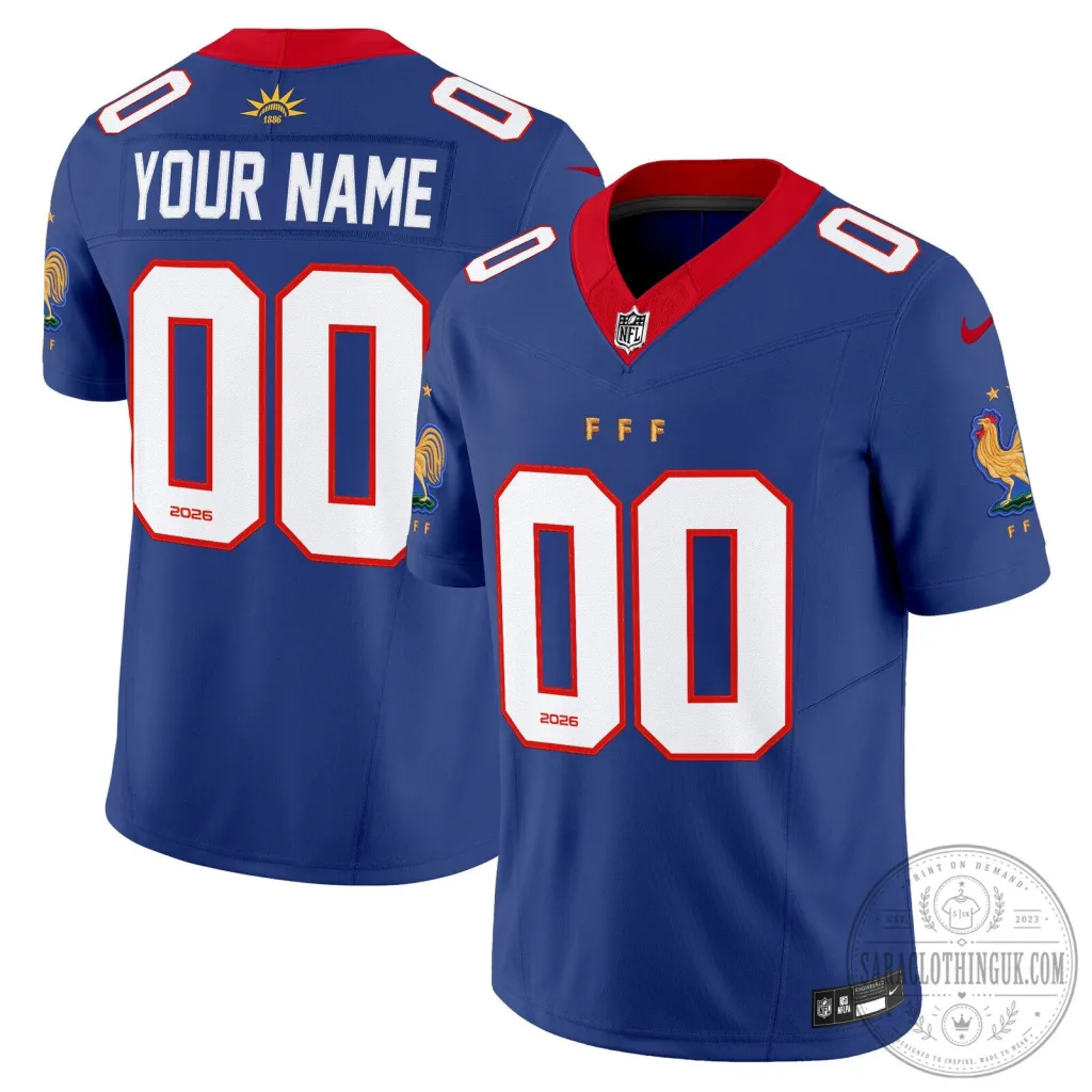 France National Team Vapor Limited Custom Football Jersey France National Team Vapor Limited Custom Football Jersey