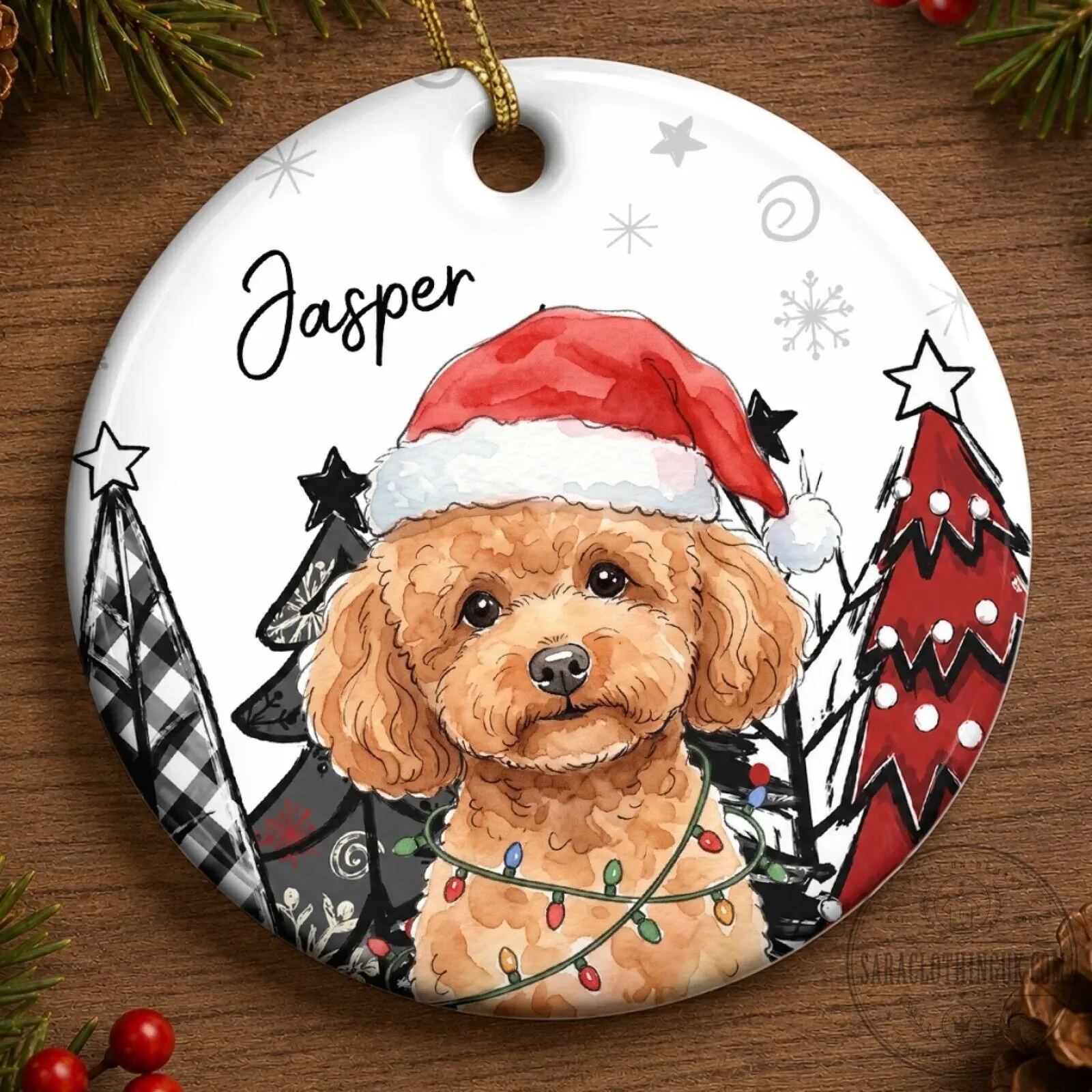 Personalized Pet Photo Christmas Ornament Custom Dog Cat Name Keepsake Gift 15 Personalized Pet Photo Christmas Ornament Custom Dog Cat Name Keepsake Gift