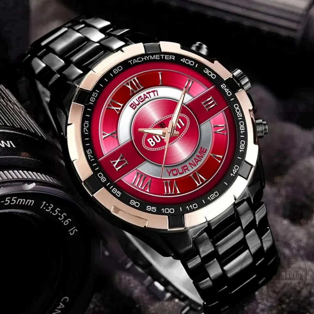 Bugatti Custom Name Elegant Fashion Design Watch 12 Bugatti Custom Name Elegant Fashion Design Watch