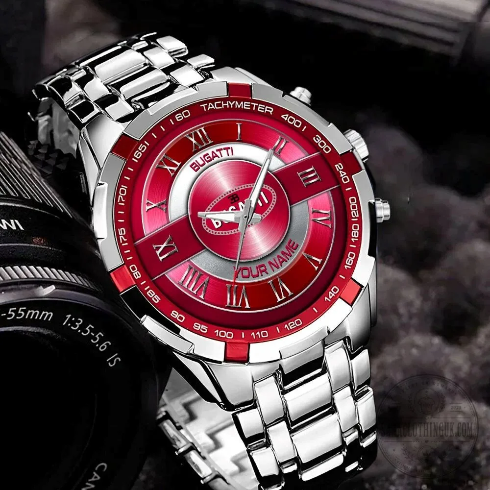 Bugatti Custom Name Elegant Fashion Design Watch 14 Bugatti Custom Name Elegant Fashion Design Watch