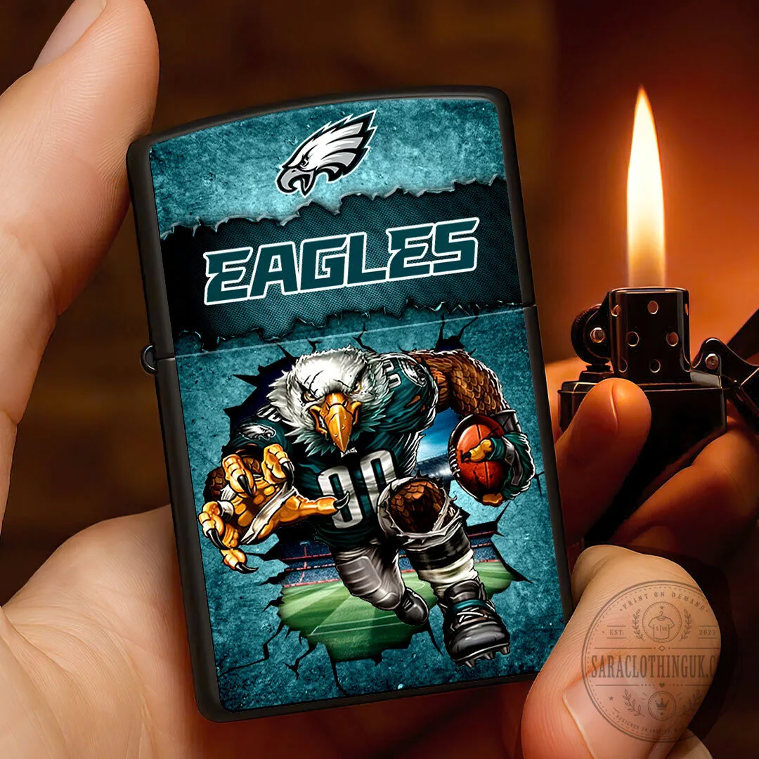 Philadelphia Eagles Football Team Mascot Zippo Lighter
