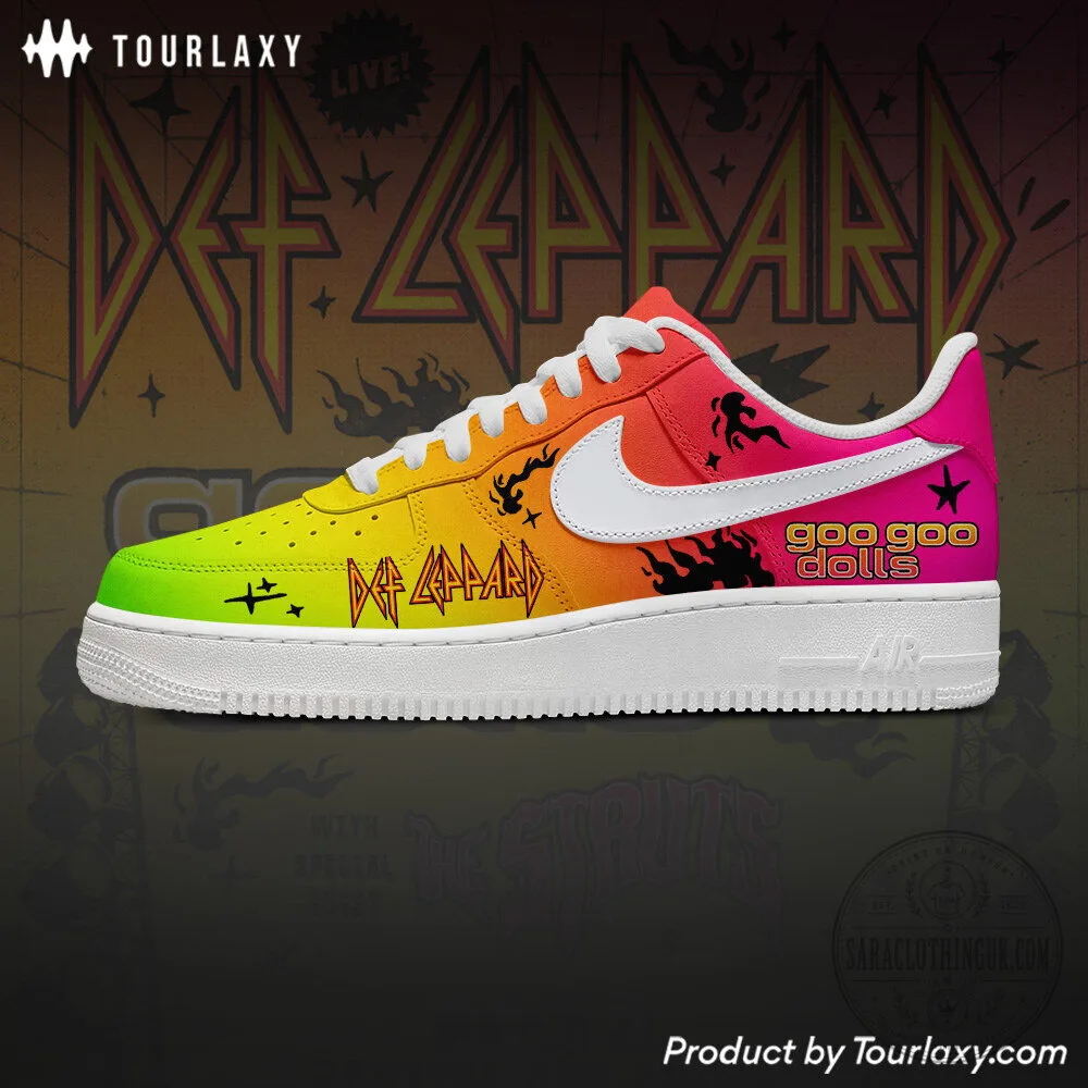 Custom Sneakers for Def Leppard and Goo Goo Dolls Tour 2027
