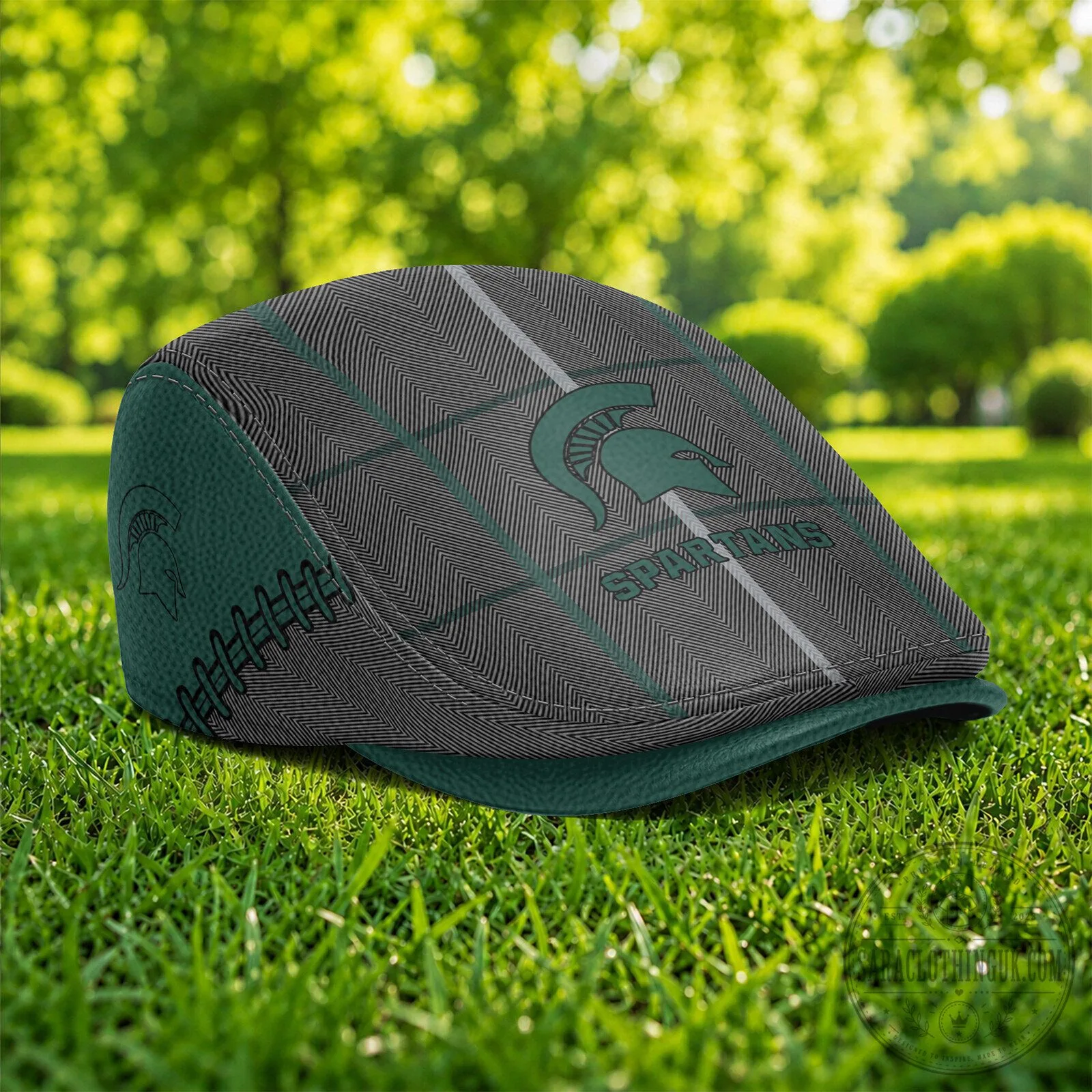 NCAA Golf Hat - Flat Cap Style for Michigan State Spartans Fans 9 NCAA Golf Hat - Flat Cap Style for Michigan State Spartans Fans
