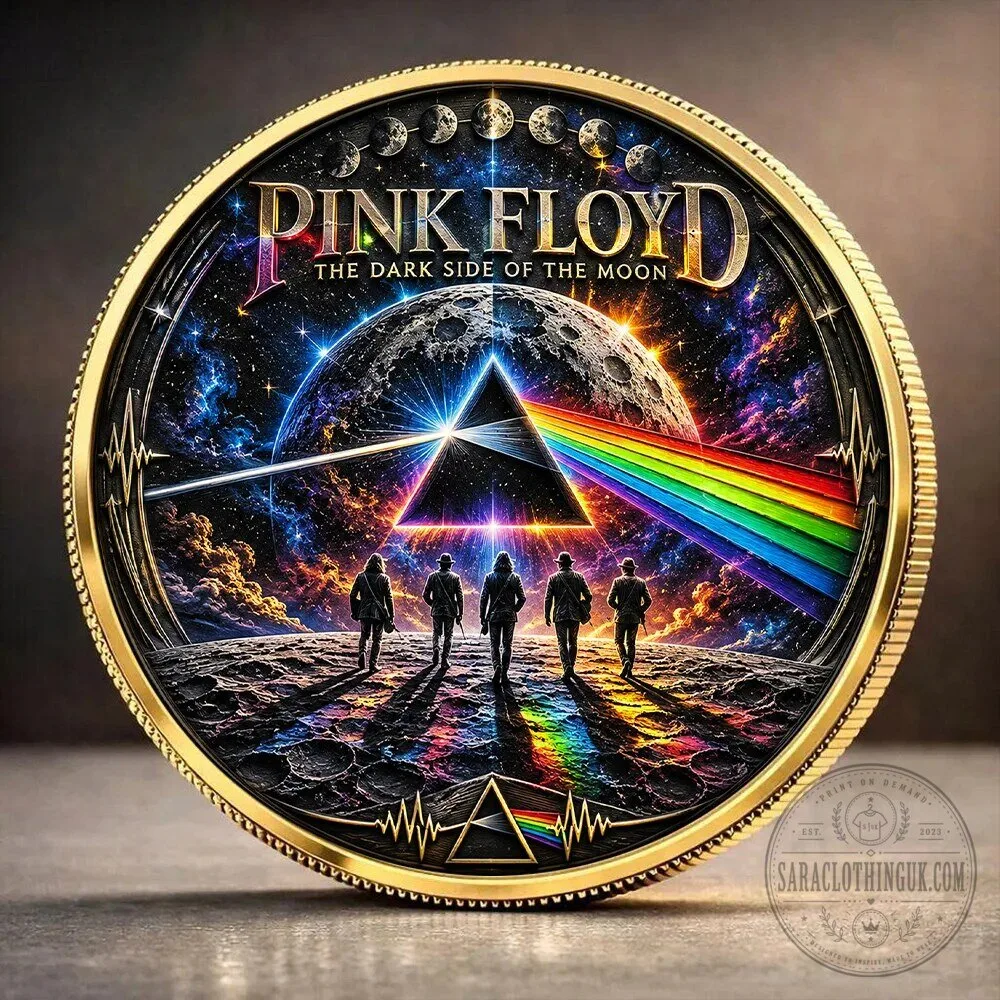 Pink Floyd The Dark Side Of The Moon Band Album Art Commemorative Coin