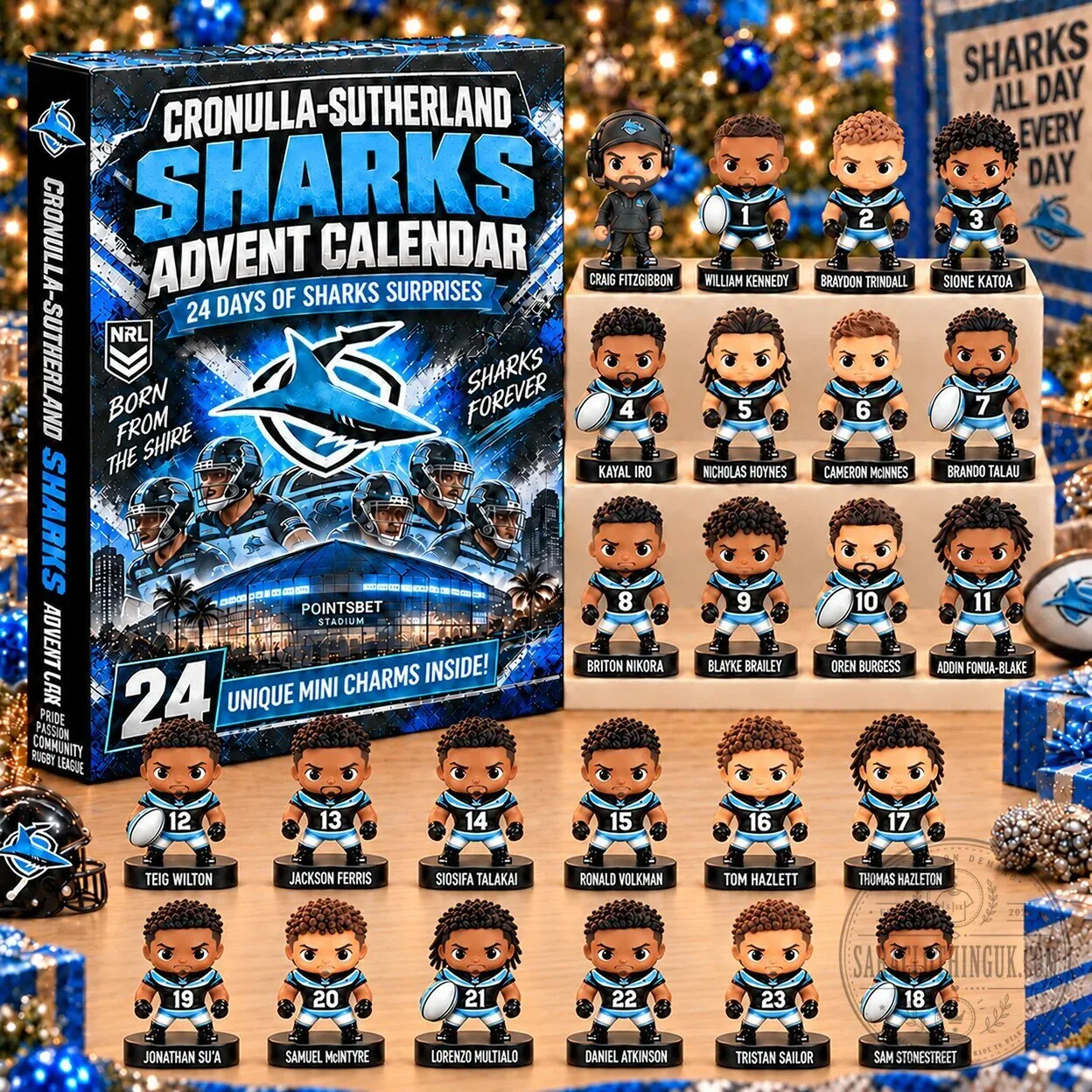 Cronulla Sutherland Sharks Rugby League 24 Days of Surprises Advent Calendar 3 Cronulla Sutherland Sharks Rugby League 24 Days of Surprises Advent Calendar