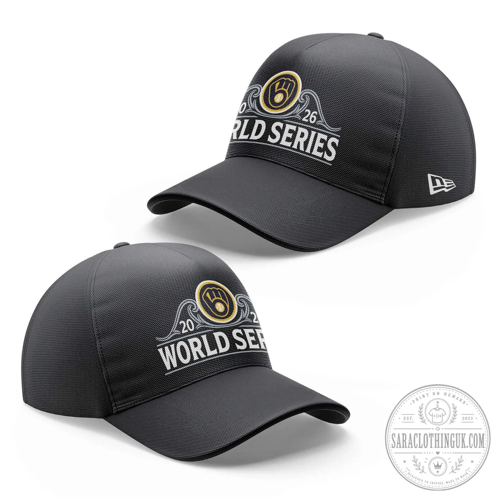 Milwaukee Brewers 2026 National League Champions Charcoal Gray T-Shirt 10 Milwaukee Brewers 2026 National League Champions Charcoal Gray T-Shirt